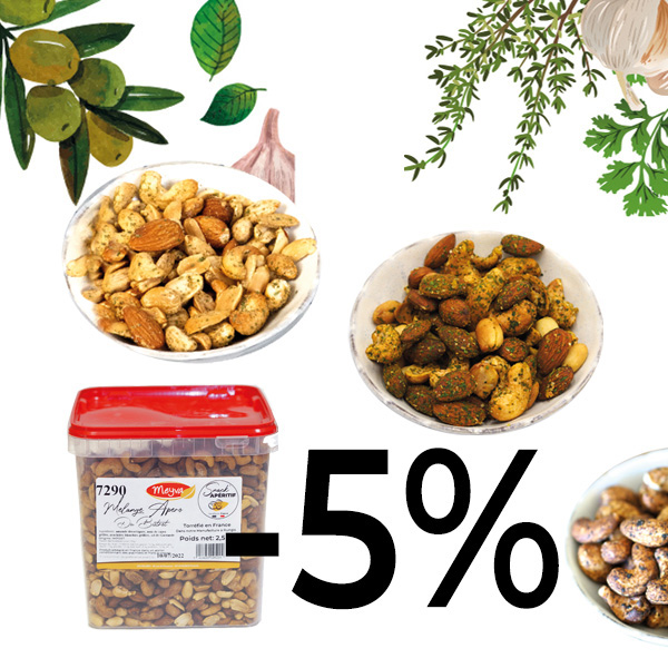 -5% sur les seaux Snack Aperitif - Pour un apéro parfait.